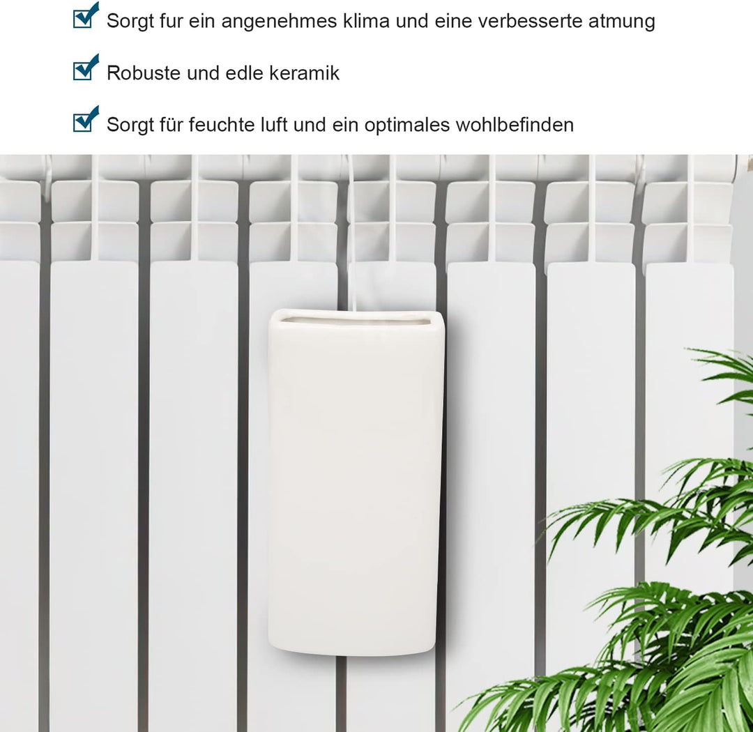 Lospitch Heizkörper Luftbefeuchter Keramik Wasserverdunster für die Heizung – 8 Stück Luftbefeuchter