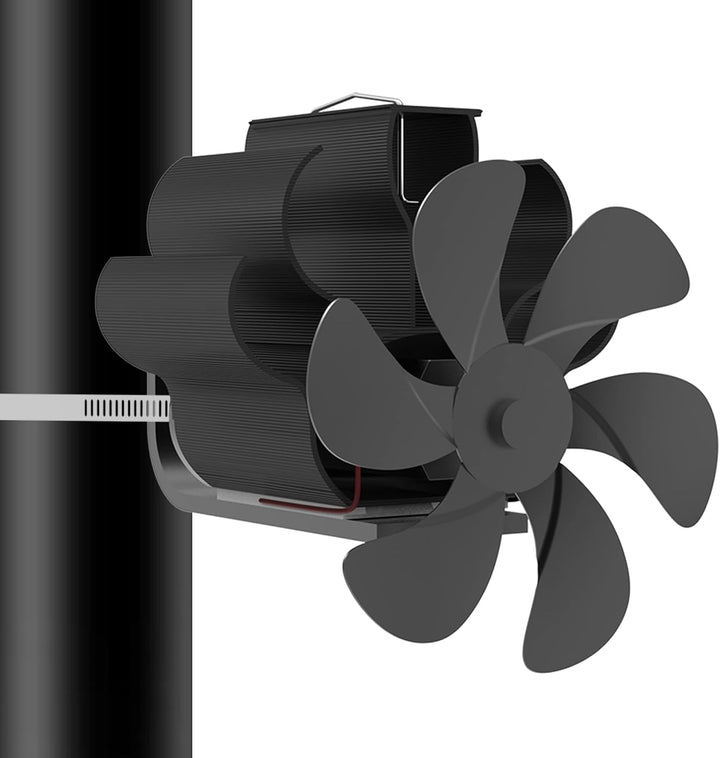 6 Flügel Kaminventilator, Ofenventilator, Wärmebetriebene Ofenventilatoren, Ofenventilator für Holzo