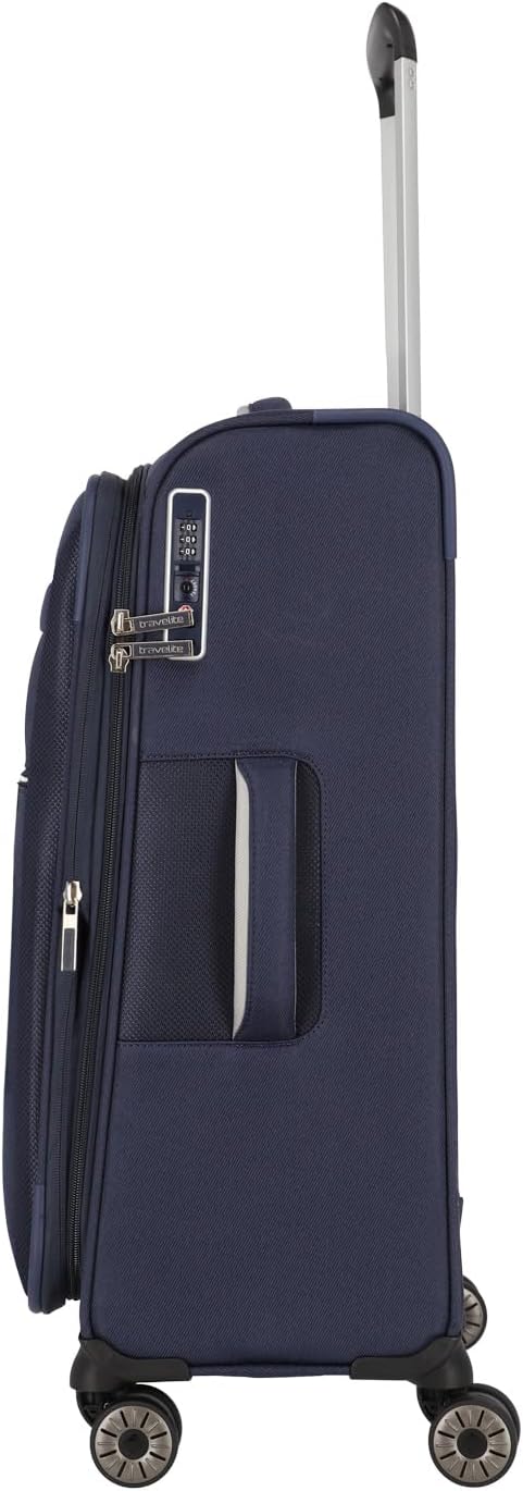 travelite MIIGO 4W Trolley M, exp., Navy/Outerspace, Marineblau/Aussenraum, Talla única, Koffer