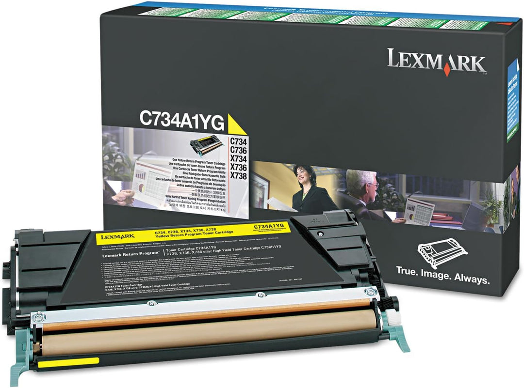 Lexmark X746A1YG Toner Cartridge für X748, gelb, gelb