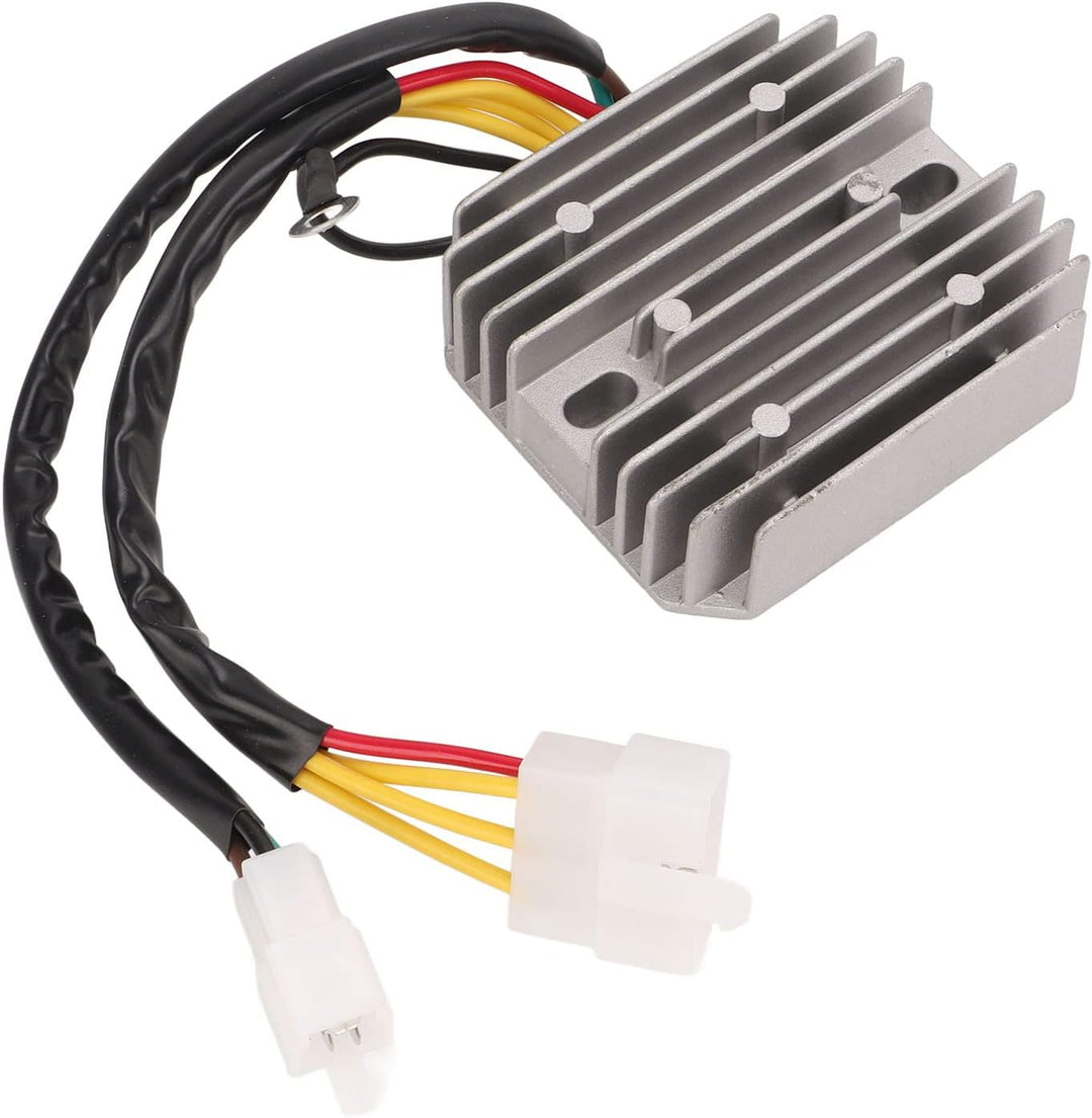 Aramox 12V Motorrad Spannungsregler Gleichrichter Aluminiumlegierung Ersatz für Suzuki GT 380 550 75