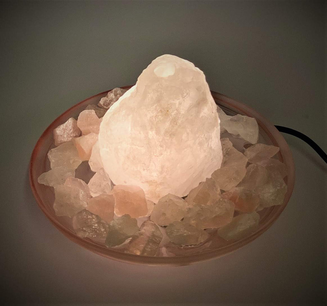 Zimmerbrunnen Leticia Rosenquarz (Schalenfarbe: Rosa)