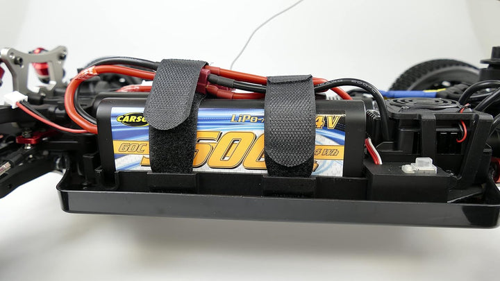 Carson 500608231-7,4V/3600mAh 60C LiPO Ra.Akku T-Pl. HC R, wiederaufladbar, Anschlusskabel mit T-Plu