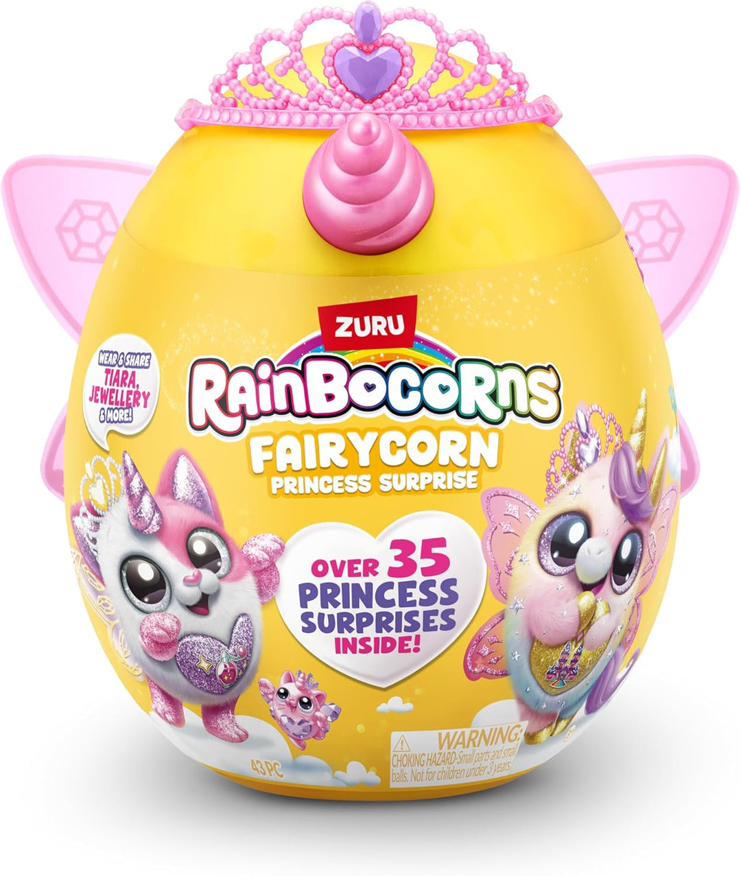Rainbocorns Fairycorn Princess Surprise Serie 6, Royalle Dalmatiner, von ZURU, 30 cm Fairycorn-Prinz
