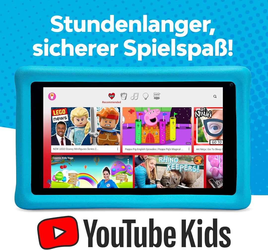 Disney Mickey & Friends Bundle - 7" Pebble Gear Kids Tablet mit Bumper & Kopfhörer, elterliche Kontr