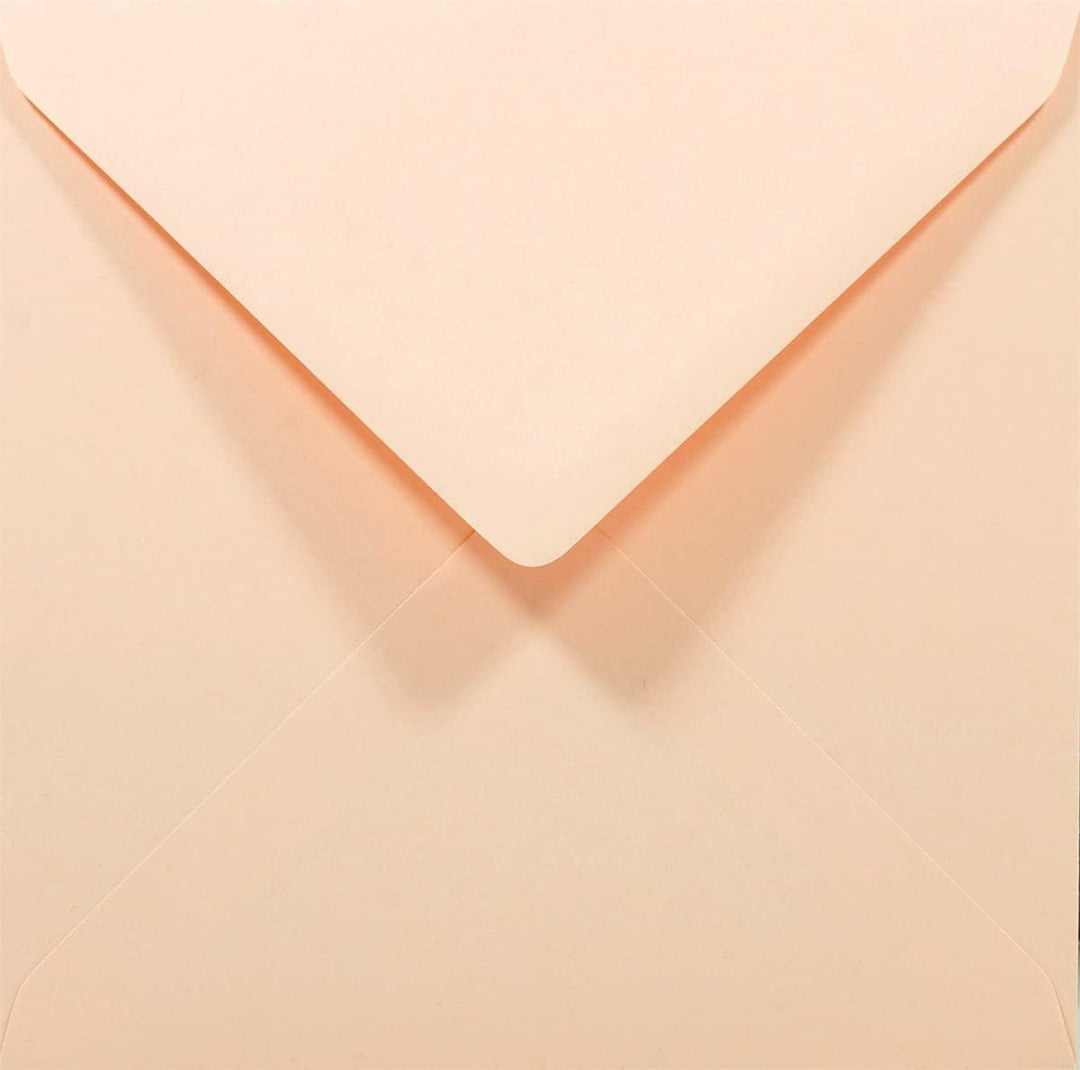 Netuno 1000 quadratische Umschläge Hautfarbe 14x 14 cm 80g Rainbow Briefumschläge farbig Briefhüllen