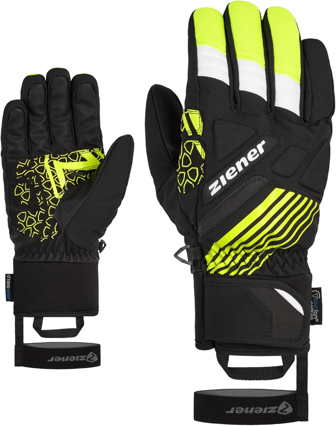 Ziener Herren Genrix Ski-Handschuhe/Wintersport | wasserdicht, Alpine Wool
