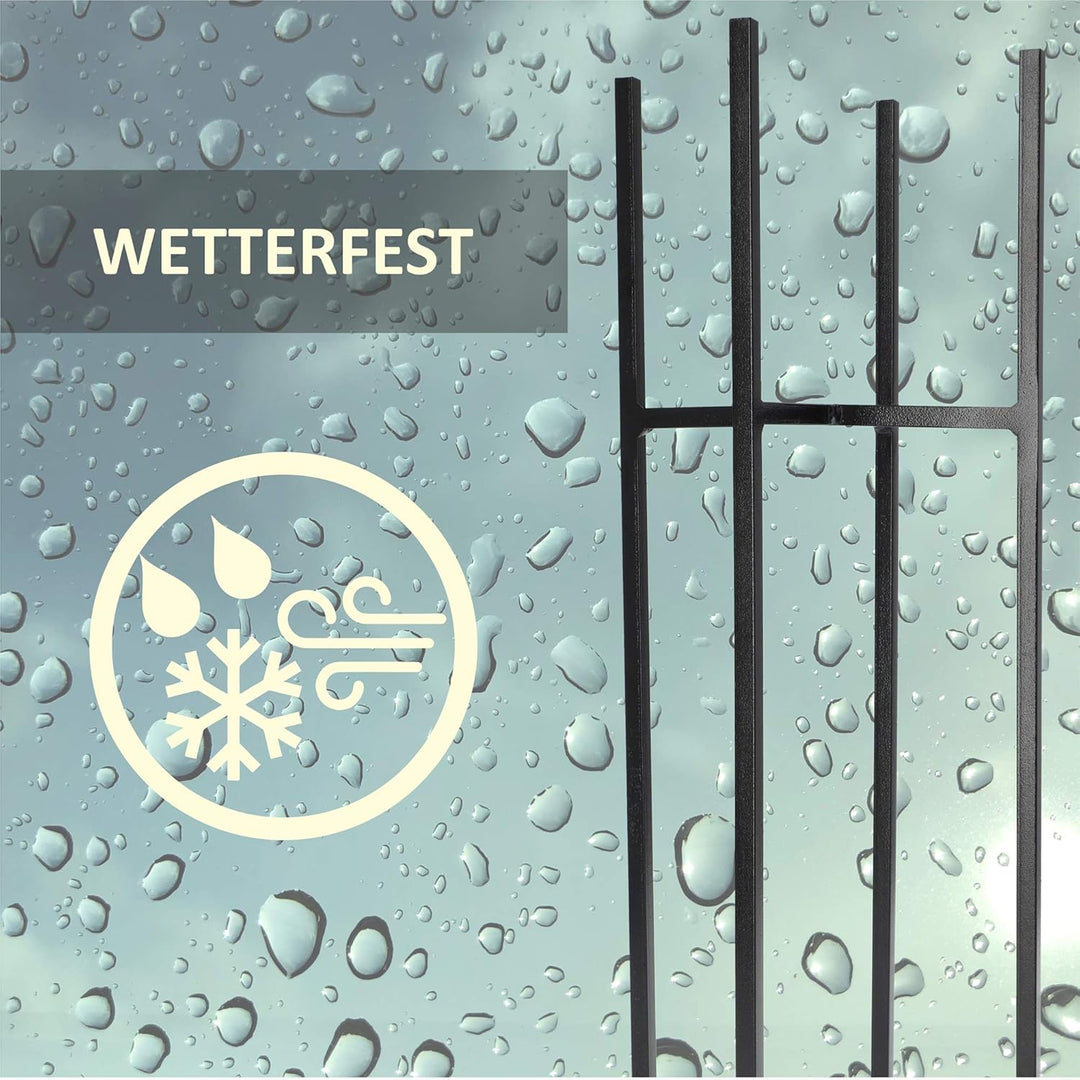 KADAX Blumenständer, wetterfester Pflanzenständer aus Stahl, Blumentopfhalter für Innen, Aussen, Bal