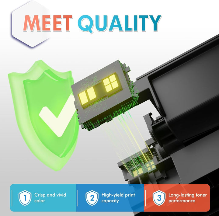 inkalfa 410X 410A CF410X Kompatibel für HP 410X 410A CF410A Multipack Color Laserjet Pro MFP M477fdw