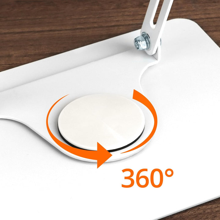 QWORK® Buchhalter Leseständer 360° Drehbarer und Faltbarer, Winkel und Höhe Verstellbar, Tragkraft c
