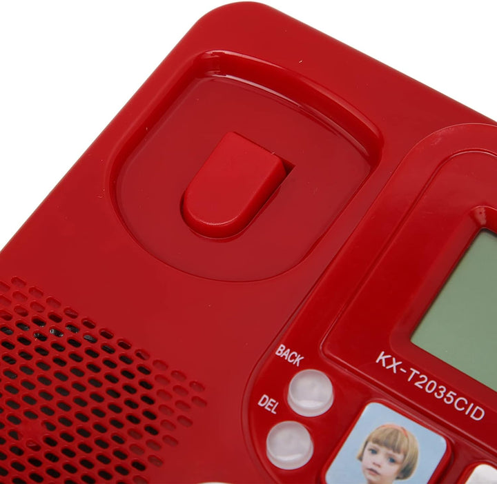 Goshyda Schnurgebundenes Desktop-Telefon, Anrufer-ID-Nummernspeicherung, LCD-Display, Verknüpfungen,