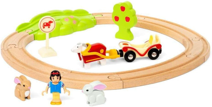 BRIO Disney Princess 32299 Schneewittchen Eisenbahn-Set - Liebevolles Spiel-Set mit Schneewittchen u