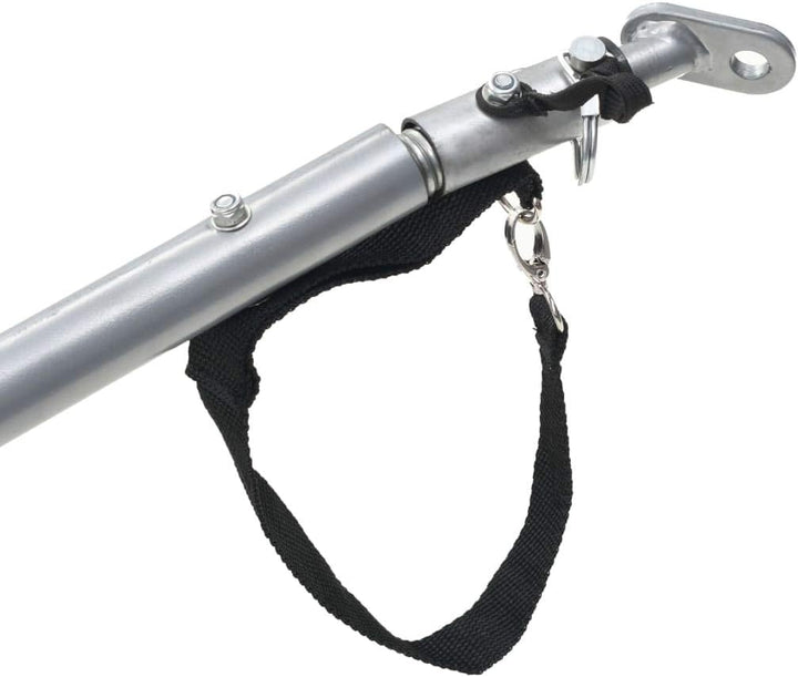 yorten Vielseitige Fahrradanhänger Anhängerkupplung klappbar, farbigen Reflektoren, hat eine maximal