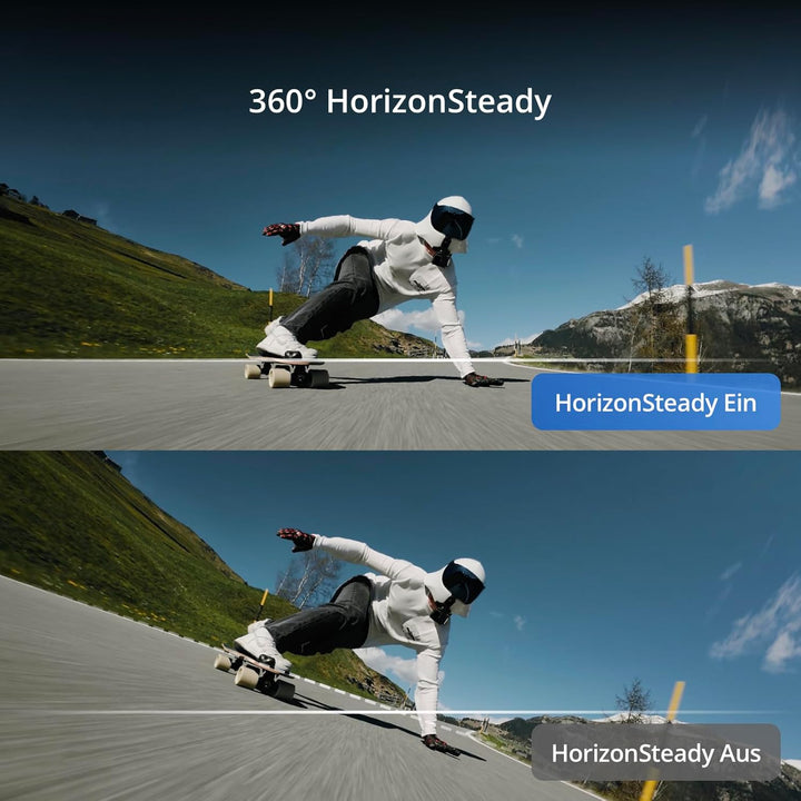 DJI Osmo Action 4 Angel-Combo – wasserdichte Action-Kamera mit 4K/120fps und 155°-Ultraweitwinkel-Si