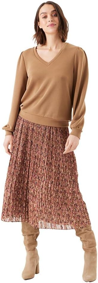 GARCIA Damen Sweatshirt M Golden Brown, M Golden Brown