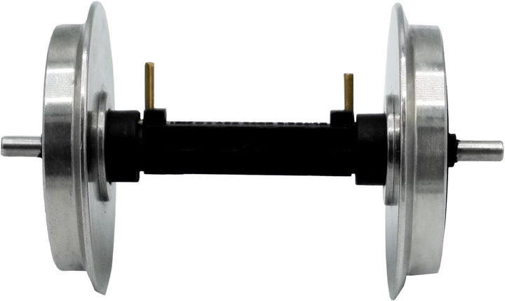 ML-Train Radsatz 35 mm kugelgelagert stromführend aus Edelstahl - Integrierter Stromabnehmer - Wie 3