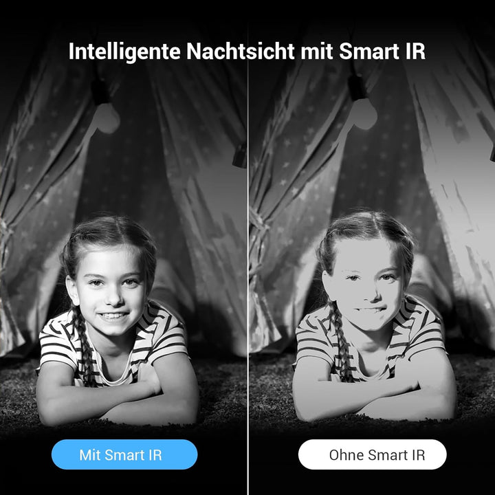 EZVIZ 1080P WLAN IP Kamera, schwenkbare Überwachungskamera Innen mit Zwei-Wege-Audio, Bewegungsverfo