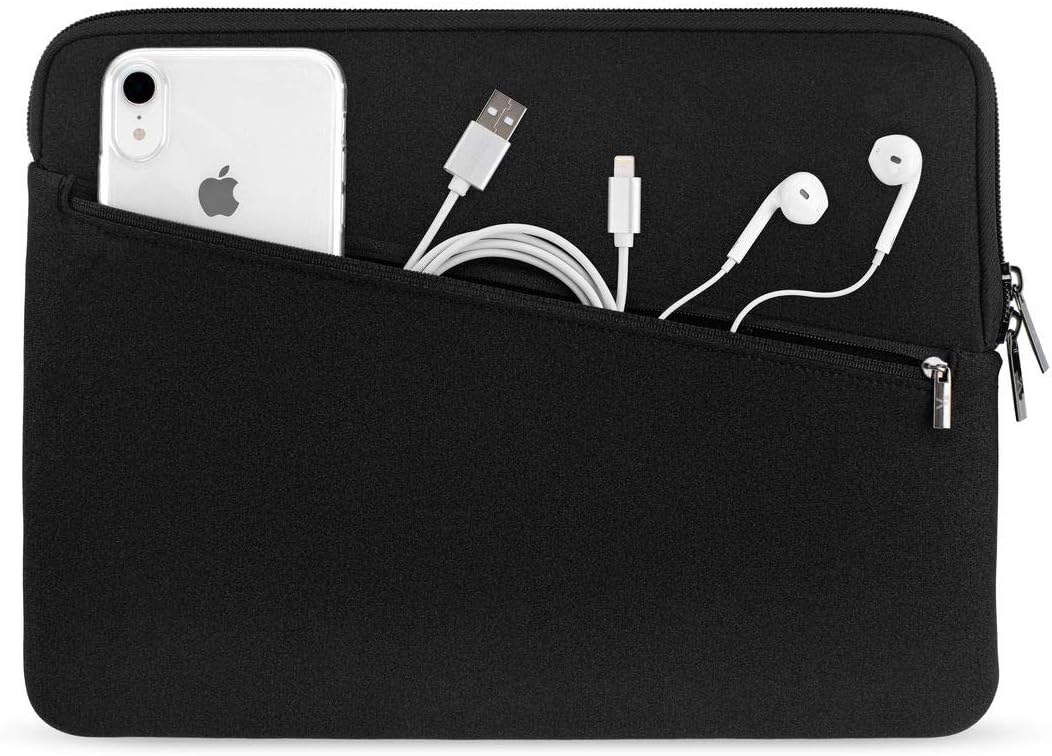 Artwizz Neoprene Sleeve PRO kompatibel mit MacBook Pro 14 (M3/M2/M1) - Schutzhülle mit Zubehör-Fach,