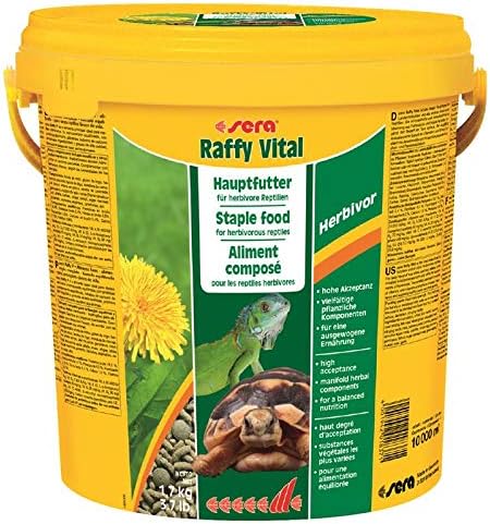 sera Raffy Vital Nature 10 L (1,7 kg) - Schmackhafte Kräutervielfalt für herbivore Reptilien, Landsc