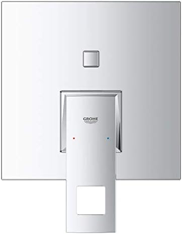 GROHE Eurocube - Einhand-Wannenbatterie (Fertigmontageset, verdeckte Befestigung, automatische Umste