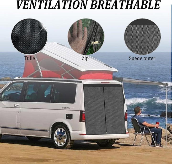 HAMON Auto Hintertür Heckklappe Insektennetz Sonnenschutz Moskitonetze Moskitonetz Ersatz für B-ENZ