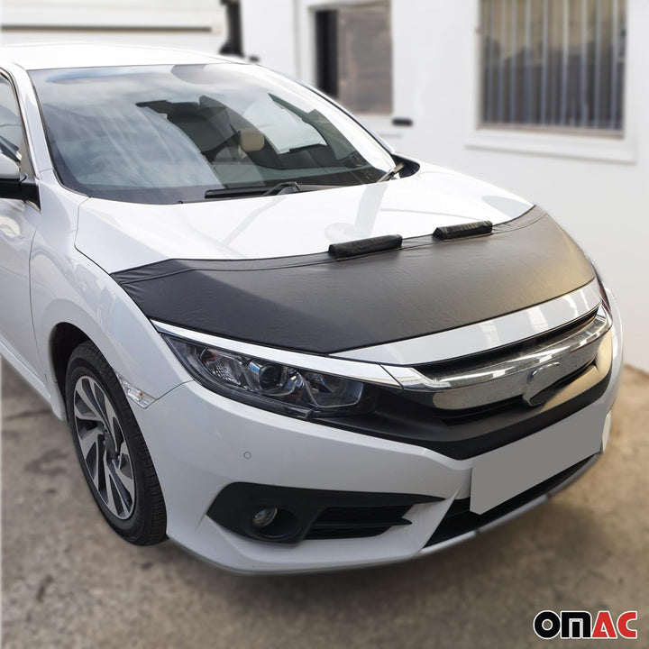 Haubenbra Bonnet Bra Steinschlagschutzmaske kompatibel mit Renault Scenic 2009-2015 1x Halb Motorhau