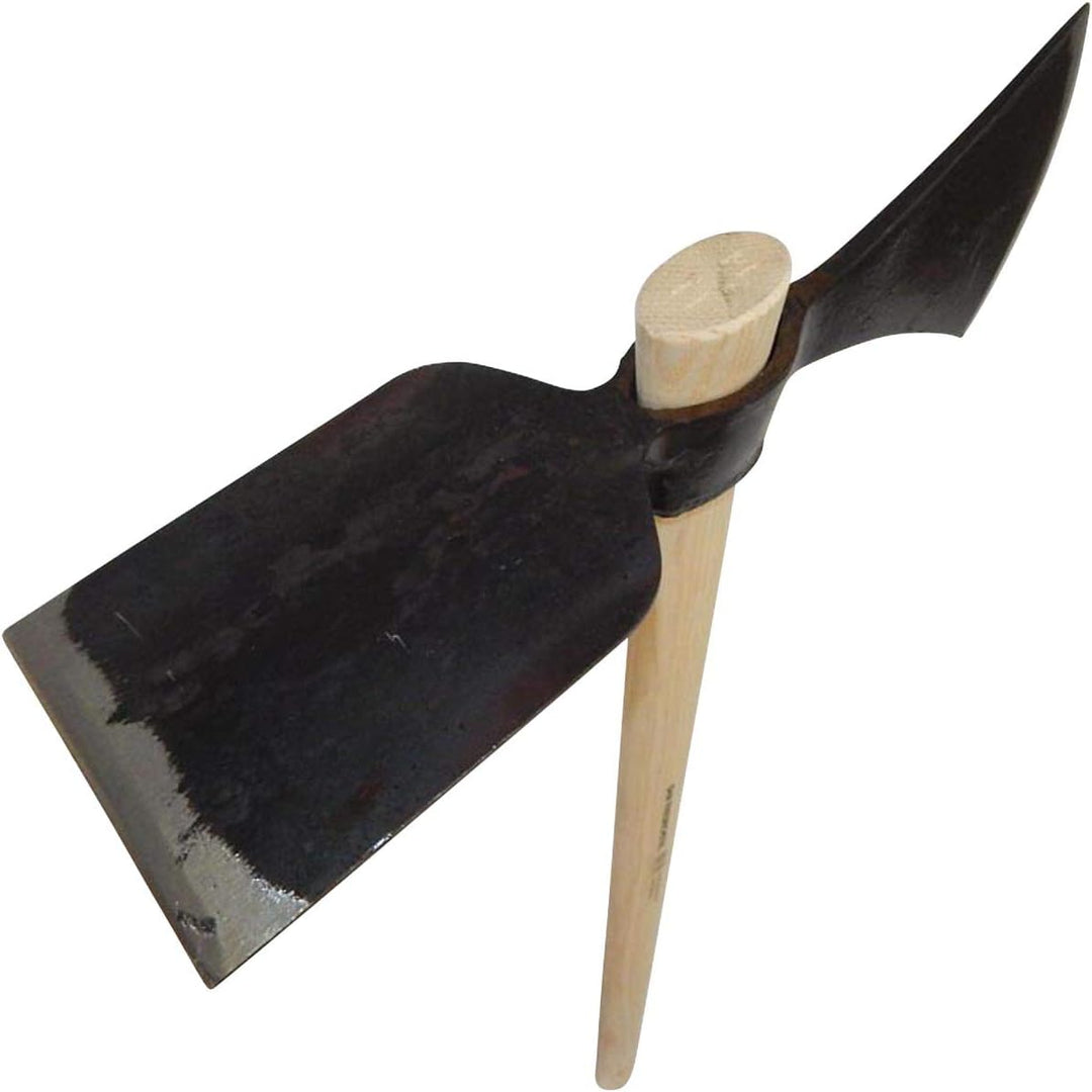 SHW-FIRE Gartenhacke - Wiedehopf Hacke mit Breitblatt, robust geschmiedet mit 105cm Eschenstiel, Bre