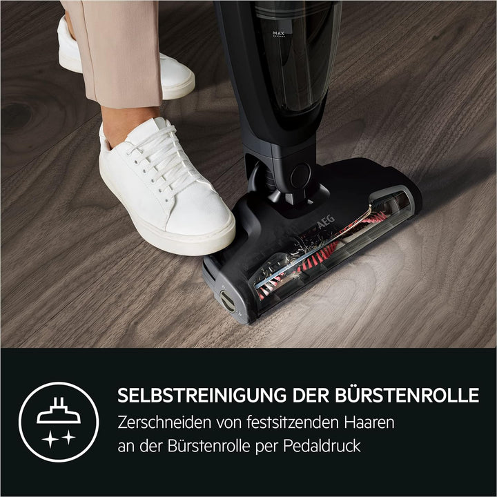 AEG QX6-1-45AN Akku Staubsauger kabellos / Staubsauger beutellos / leise / Handstaubsauger akku / 45