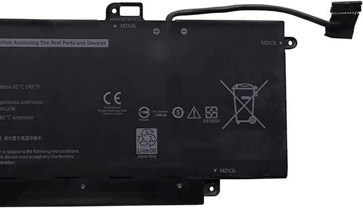 ASKC NF2MW Laptop Akku für Dell Latitude 7400 2-in-1 Latitude 9410 Series 7146W 085XM8 08W3YY 0C76H7