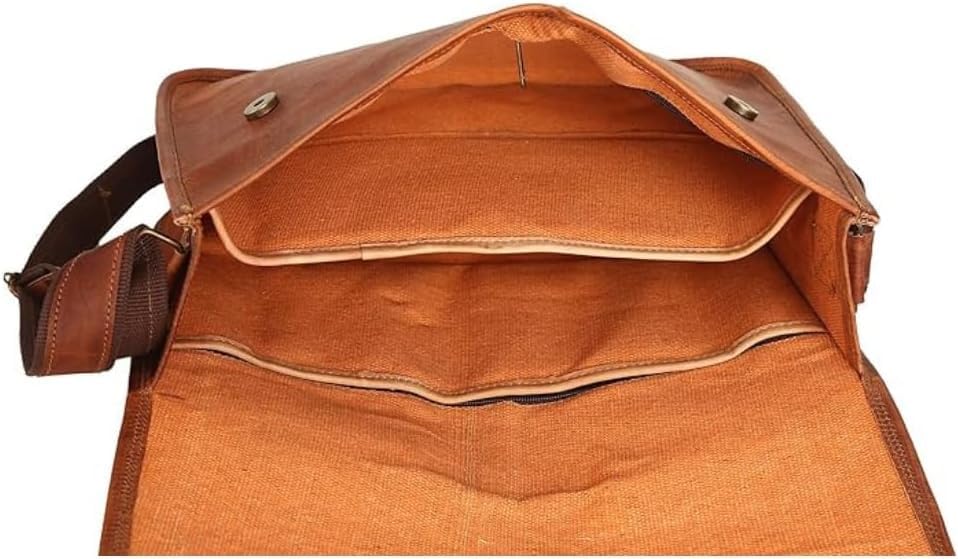 ALASKA EXPORTS handgemachte vintage Leder Messenger-Tasche für Laptop Aktentasche Best Computer, Sch