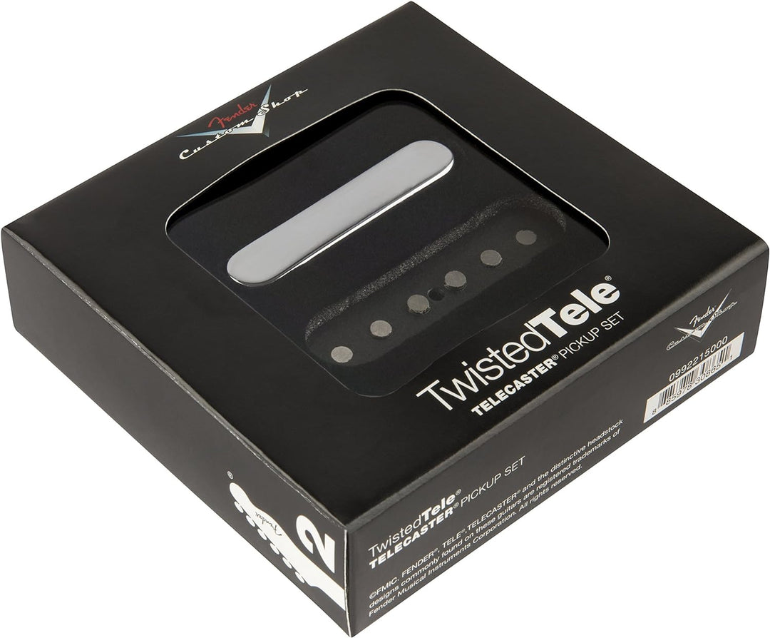 Fender Custom Shop Twisted Tele® Tonabnehmer, Schwarz/Chrom (2)