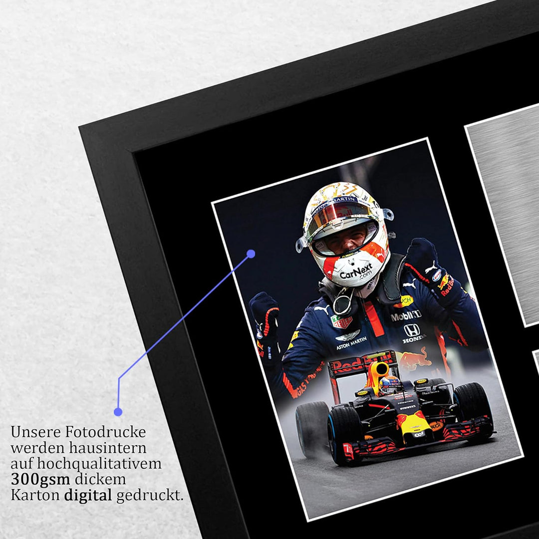 HWC Trading FR A4 Max Verstappen Formula 1 Geschenke Gedruckt, Signiert Autogramm Bild Für F1 Formel