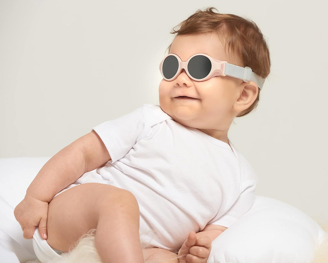 BÉABA, Sonnenbrille für Babys von 0 bis 9 Monaten, 100% UV-Schutz – KAT. 4, Seitenschutz, optimaler