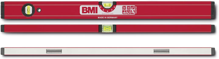 BMI 699120A Wasserwaage Superstar, Länge 120 cm, pulverbeschichtet