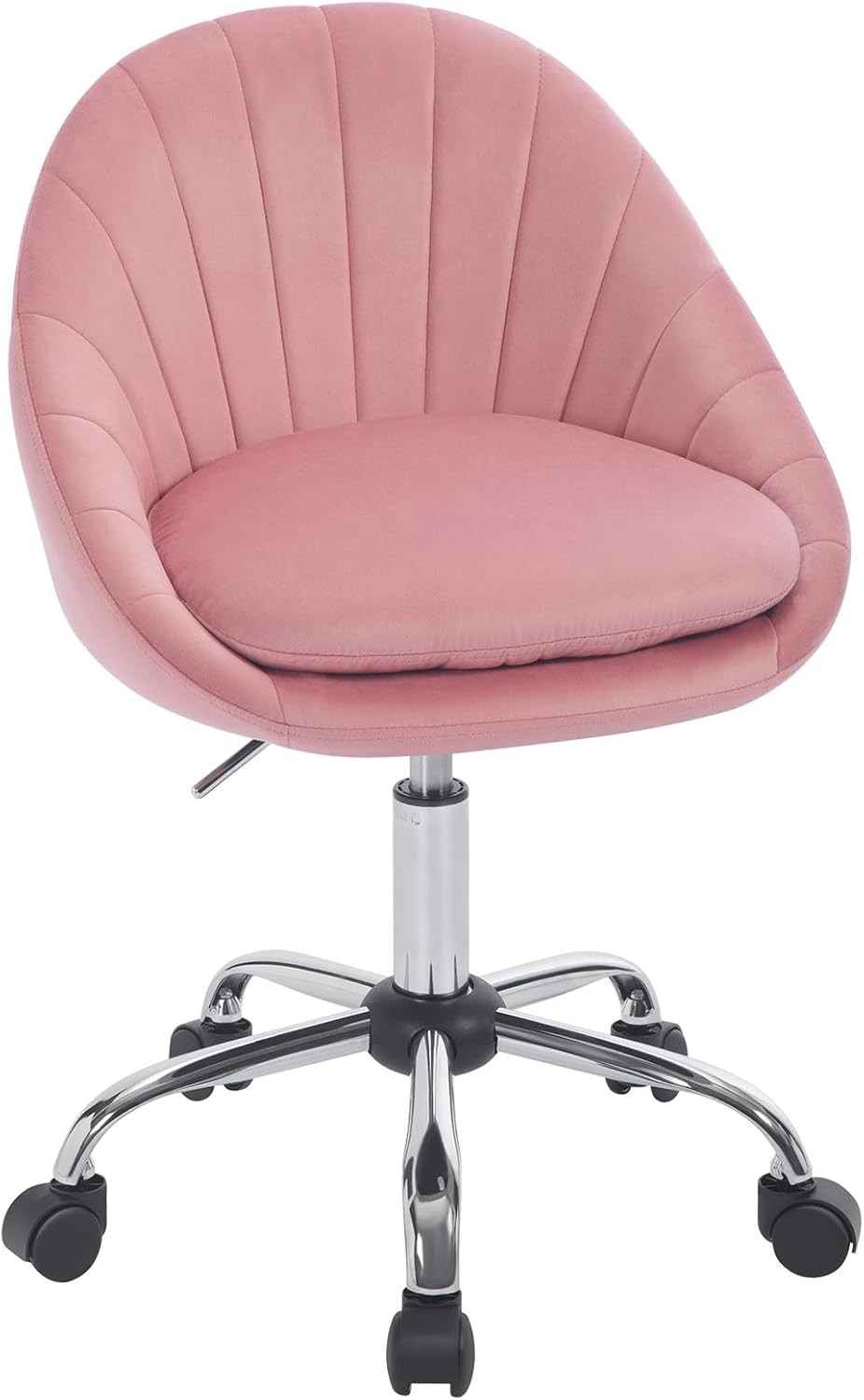 WOLTU Homeoffice Stuhl, Bürostuhl ergonomisch, Schminkstuhl drehbar, Drehstuhl mit Rollen, Schreibti