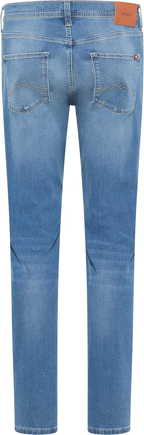 MUSTANG Herren Style Vegas Jeans 28 Slim Lang Blau, 28 Slim Lang Blau