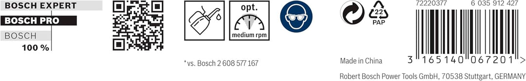 Bosch Professional 5x HSS-G Metallbohrer (für Metall, Ø 9,5 mm, Robust Line, Zubehör Bohrmaschine) Ø