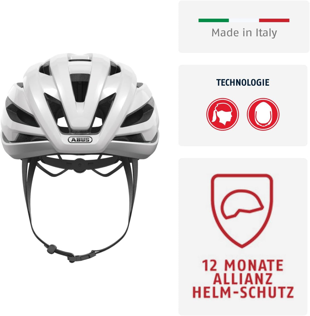ABUS Rennradhelm StormChaser - Leichter und komfortabler Fahrradhelm für professionellen Radsport fü