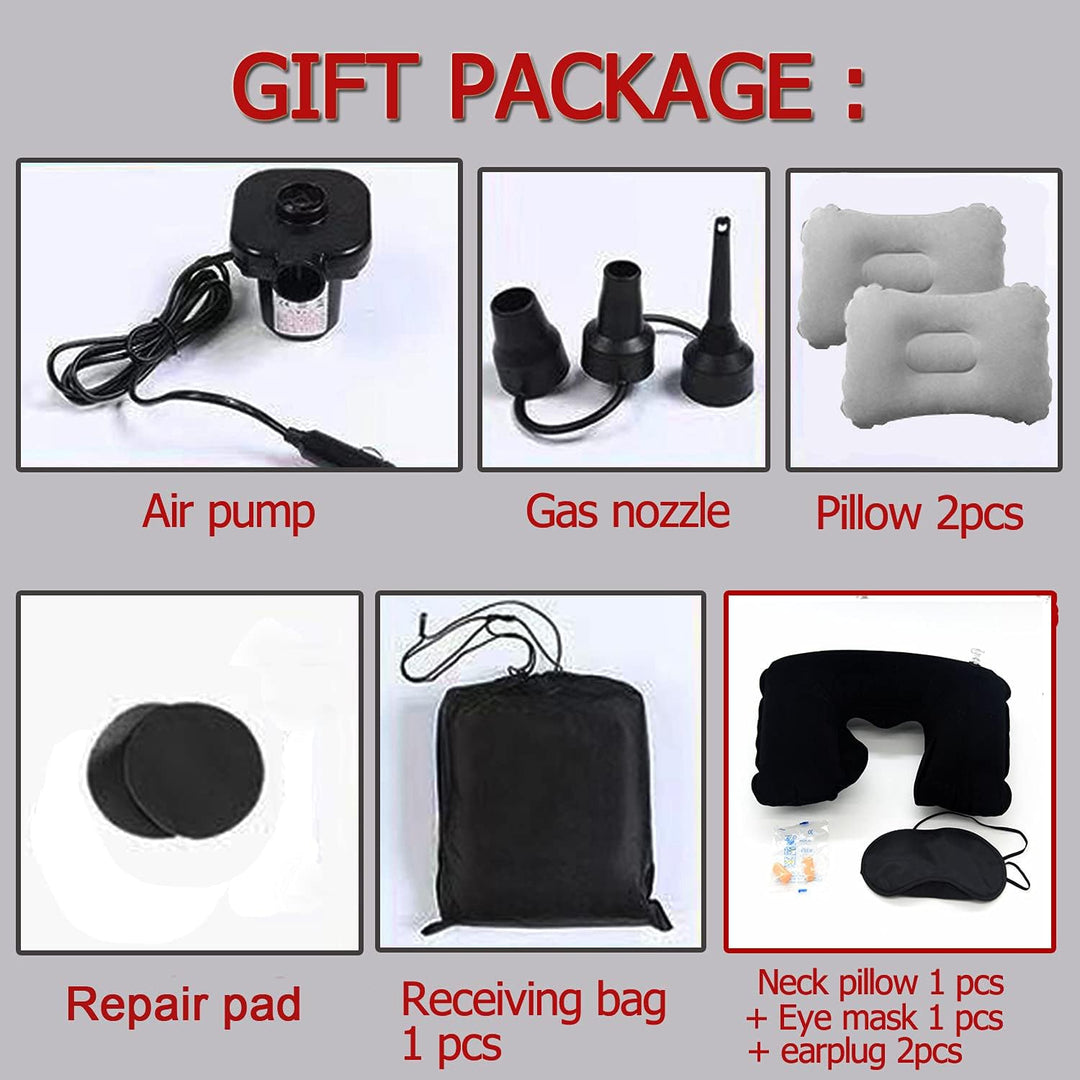 Icelus Auto Matratze SUV Luftmatratze Aufblasbare Camping Bett Kombi für Den Bewegliche Auto Rücksit