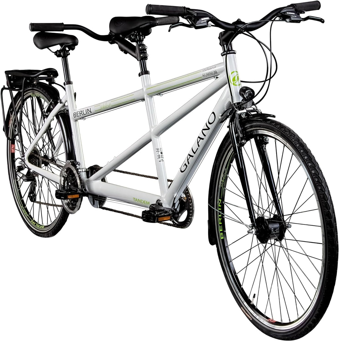 Galano Tandem Fahrrad 2 Personen Trekkingrad 21 Gang ab 150 cm Trekkingfahrrad Damen und Herren 28 Z