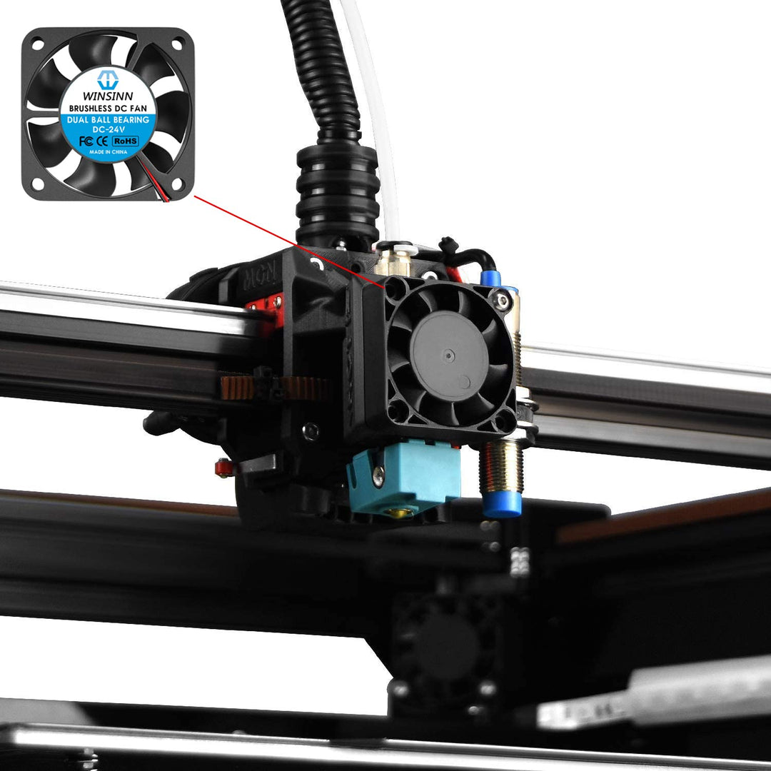 WINSINN 40 mm Lüfter 5 V, 3D-Drucker Micro 5 Volt Lüfter 4010 Doppelkugellager, bürstenlose Kühlung
