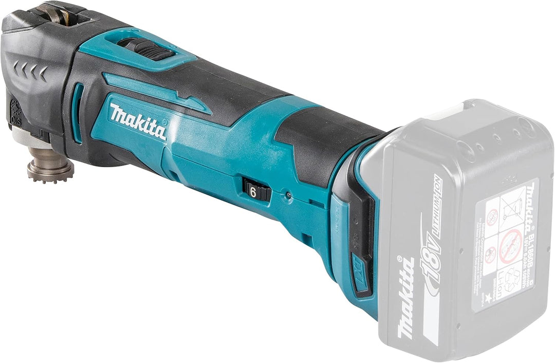 Makita DTM51Z Akku-Multifunk.Werkzeug 18,0 V (ohne Akku, ohne Ladegerät, ohne Zubehör), Blau, 1