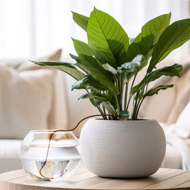 Blumat 12500 Bewässerung für Pflanzen, Pflanzenbewässerung Wasserspender, Terracotta/grün (9 Stück)