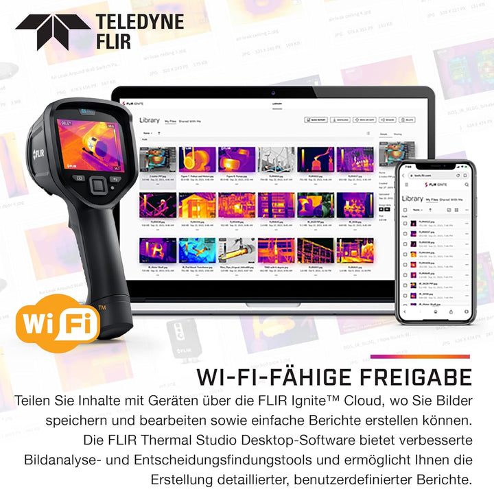 FLIR E5 Pro - Commercial Thermal Imaging Camera with Wifi. High Resolution Infrared Cameara with FLI