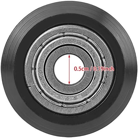 Verpackung mit 20 V-Rillenrädern, 5 mm Bohrung, V-Form, Rollenführung, Lagern, glatten, stabilen Rol