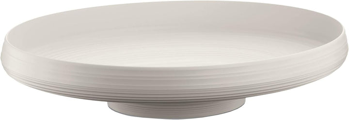 Guzzini - Tierra, Schale/Obstplatte - 750ml, Milchweiss, Oval 43 x 30x h8,9cm - 179700156 One size W