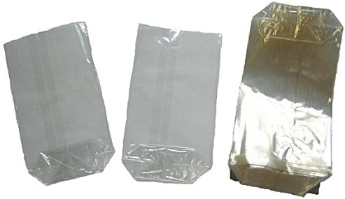 Cellophan-Bodentüten 7,5x13cm (500St.) von Blühking® z.B. für Gebäck oder Pralinen 500 Stück, 500 St