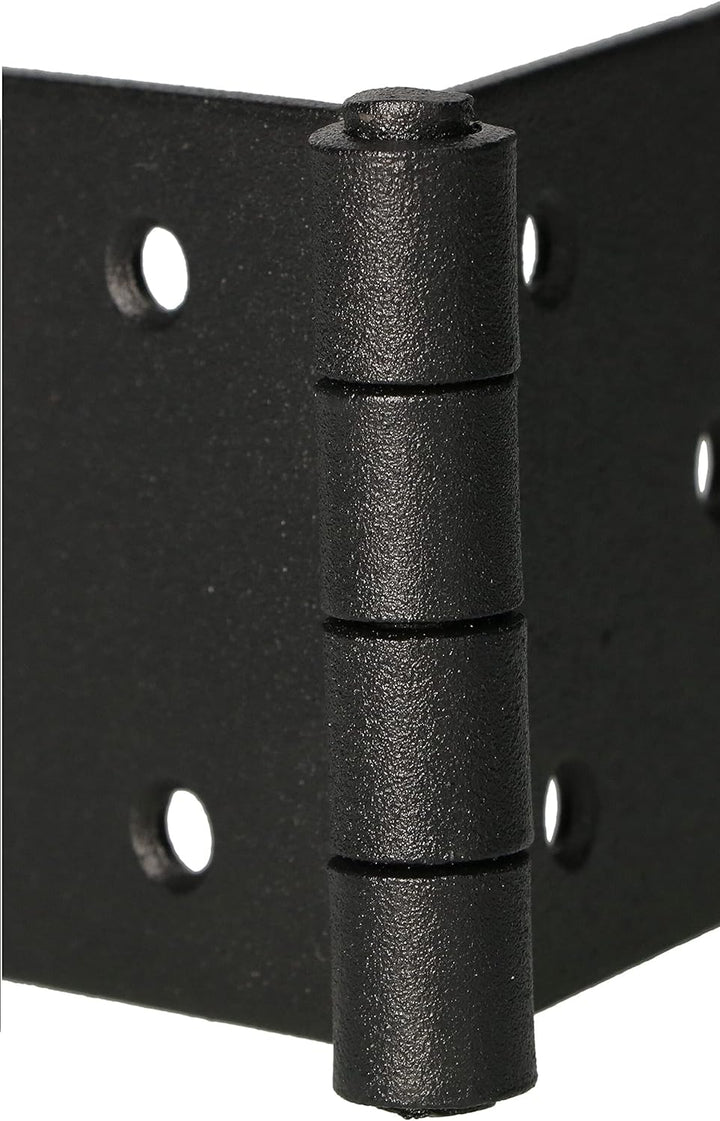 KOTARBAU® 25er Set Türscharnier Kistenband Möbelscharnier 100x50 mm Gerollt Schwarz 100x50 mm 25er S