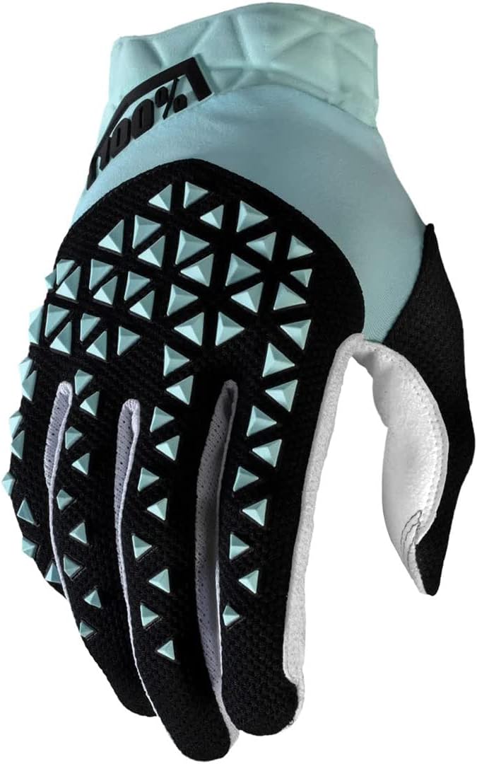 100% Airmatic Handschuhe, Erwachsene (Schwarz/Blau, Mittel) M Schwarz/Blau, M Schwarz/Blau