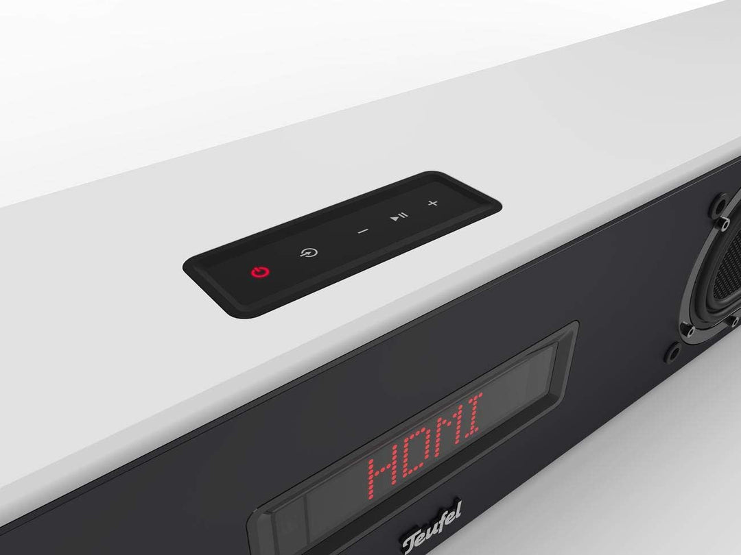 Teufel CINEBAR Ultima - Leistungsstarke Soundbar 380 Watt, Eingebauter XXL-Subwoofer, Dynamore Ultra